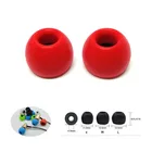 2 шт.1 пара Амбушюры ANJIRUI с эффектом памяти, насадки из поролона 12,5 мм, диаметр TS-400 м, 4,9 мм, для наушников-вкладышей