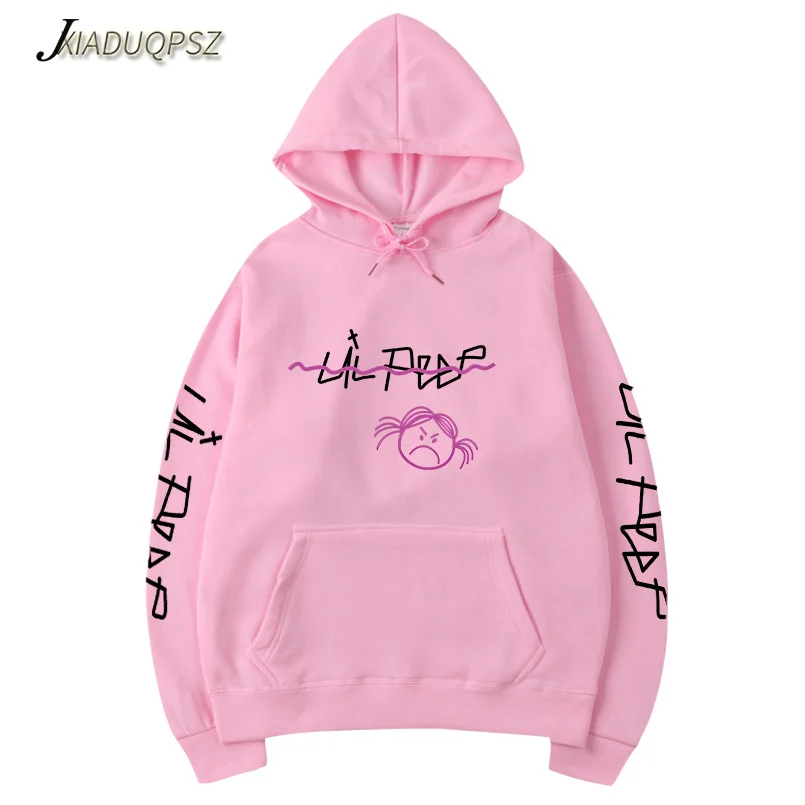 Lil Открытый толстовки Love lil. Peep мужские толстовки пуловер с капюшоном свитшоты мужские/женские sudaderas cry baby уличная Толстовка для мужчин - Цвет: WY148-156 pink