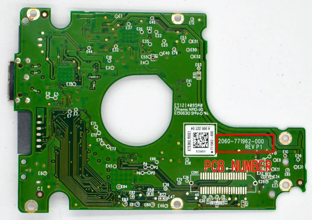 WD5000LPVT WD5000LPVX HDD печатная плата Western Digital / 2060 771962 000 REV A P1 600|Промышленные компьютеры и