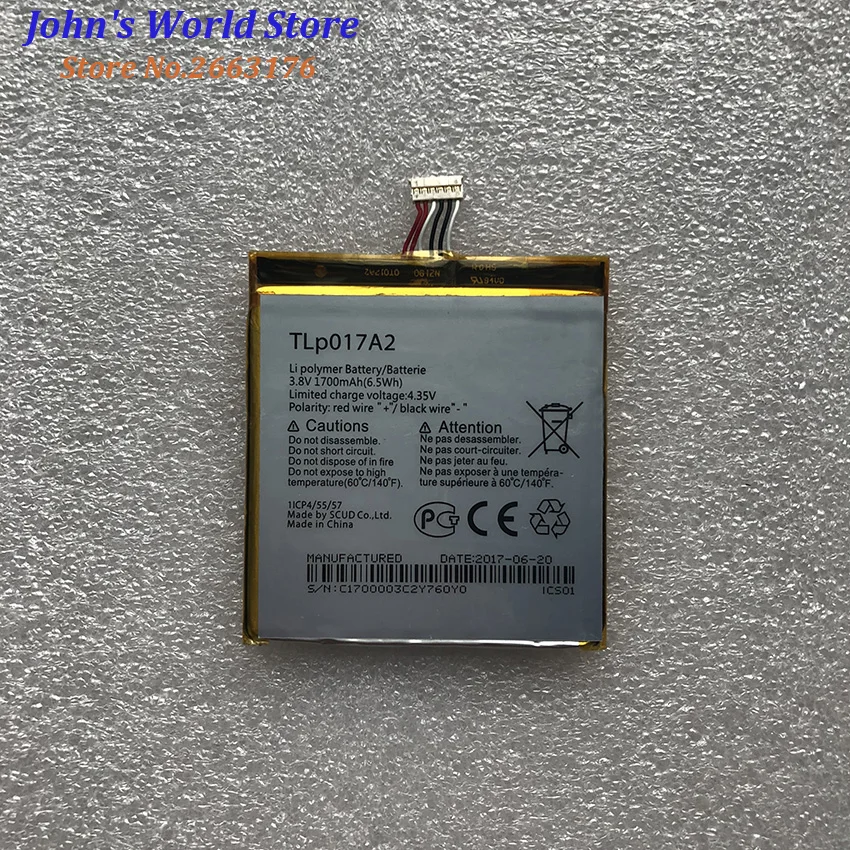 Новый аккумулятор TLp017A1 и TLp017A2 1900 мАч для ALCATEL one touch idol mini OT6012 6012A 6012 Вт 6012E 6012D S530T |