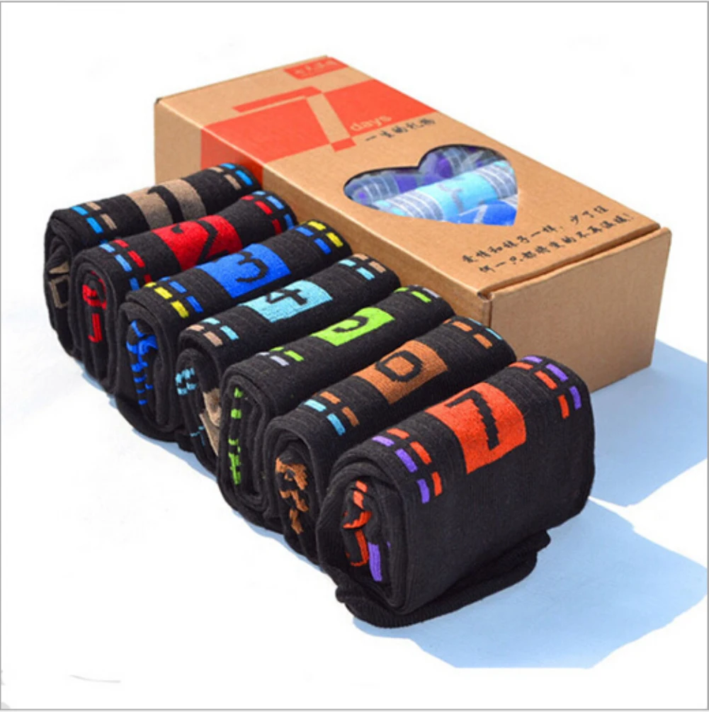 Носки Короткие унисекс цвет в ассортименте 7 пар/лот|women socks|socks womencrew socks |