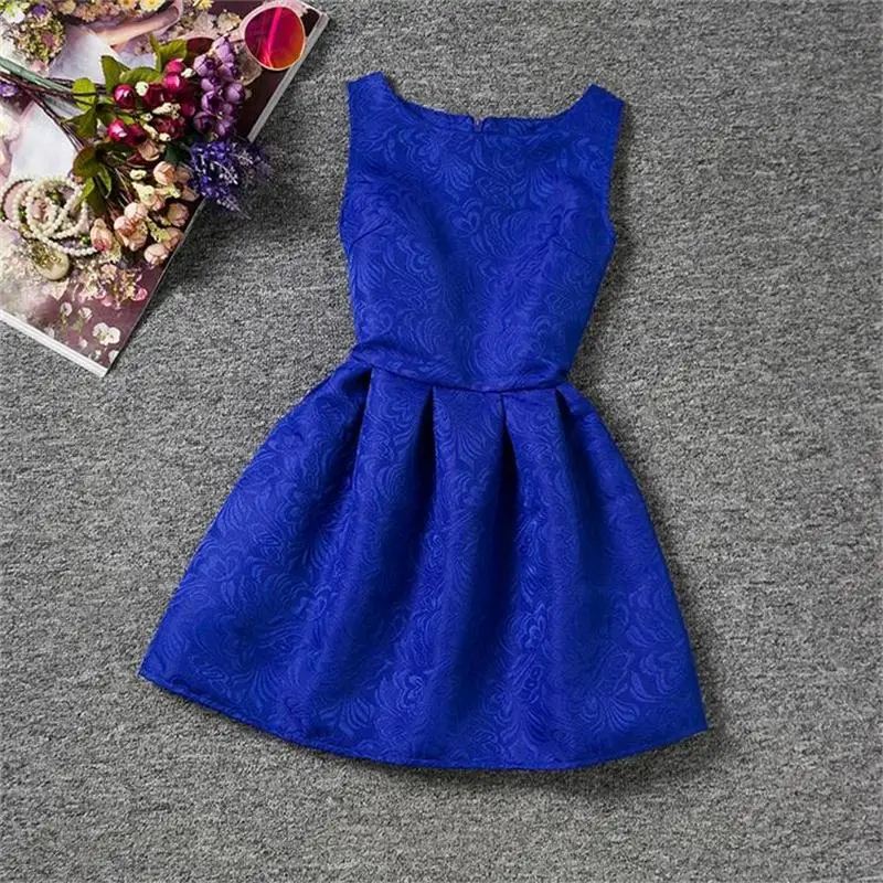 Baby Girl Summer Sleeveless Kids Dresses for Girls Children Clothing Party Wear School Outfits 6 To 12 Years Teens Vestidos | Детская