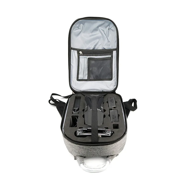Black Drone Backpack Hardshell Carbon Fiber Storage Case Carry Bag for DJI Mavic 2 Pro/Zoom Flymore Combo Accessories | Электроника