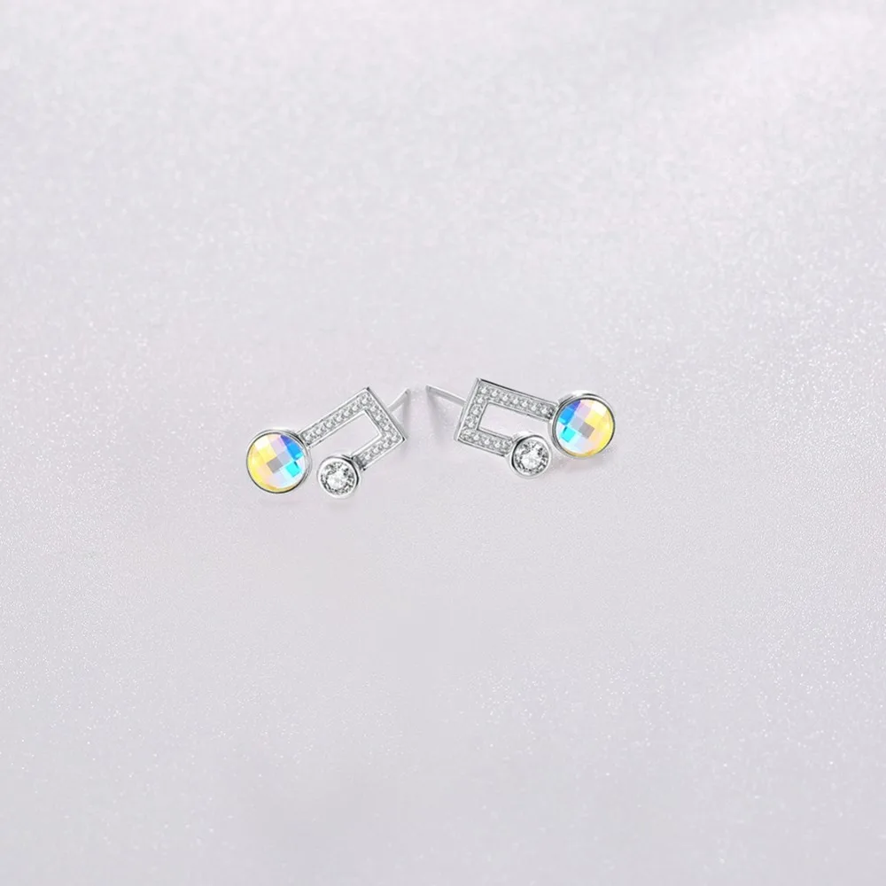 LEKANI кристаллы от Swarovski серьги капли 925 милые нотки поп геометрические бутик