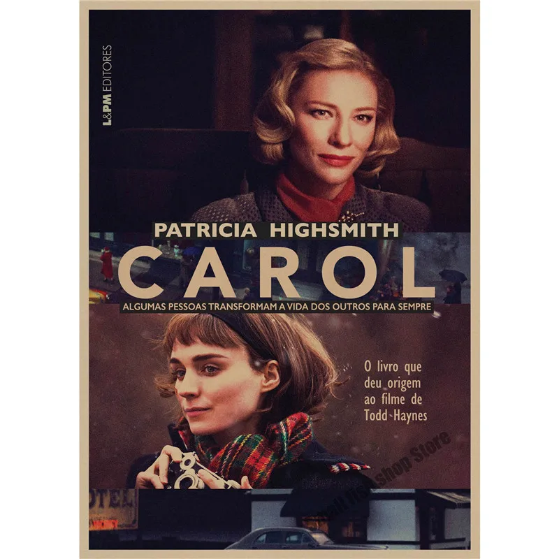 Carol ретро плакат, крафт-бумага, бумага для бара, кафе, домашний Декор, живопись, наклейка на стену
