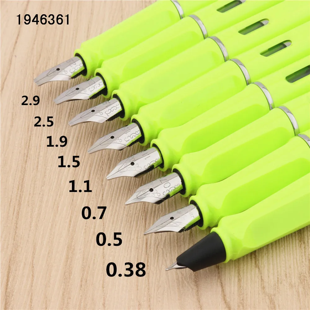 Jinhao 871 флуоресцентная зеленая Готическая параллельная художественная Цветочная