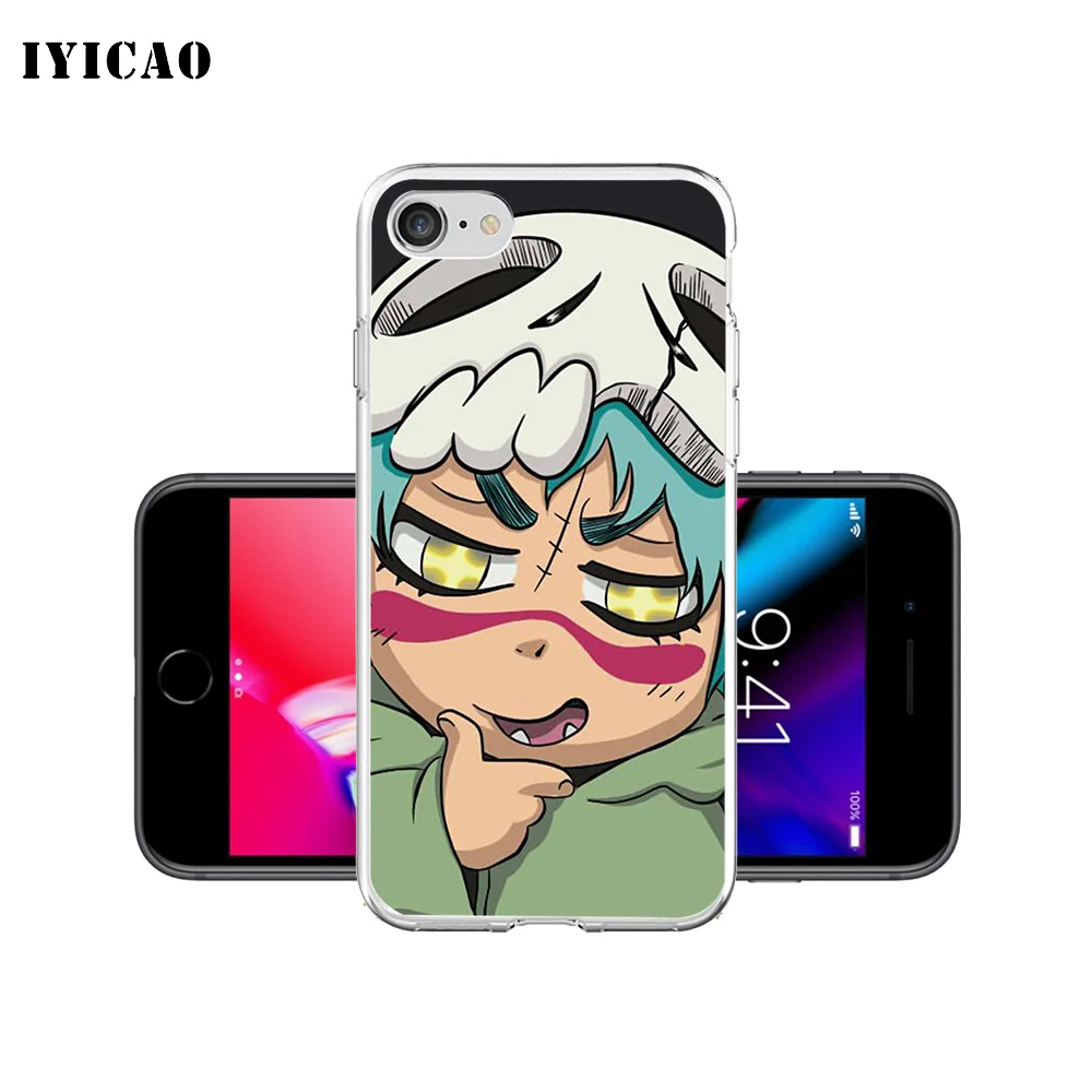 IYICAO Nelliel bleach Мягкий силиконовый чехол для телефона iPhone X XR XS MAX 6 6s 7 8 Plus 5 5S SE TPU
