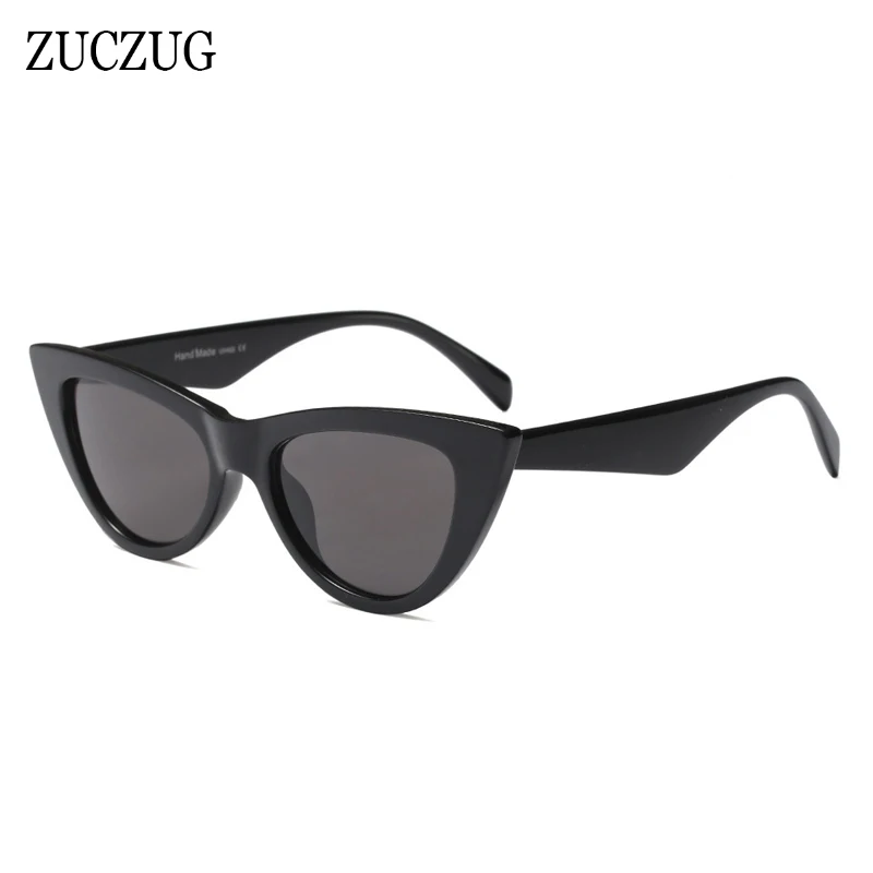 

ZUCZUG Retro Cat Eye Sunglasses Women Brand Designer Triangle Sun glasses Ladies Black Red Leopard Small Frame Eyewear UV400