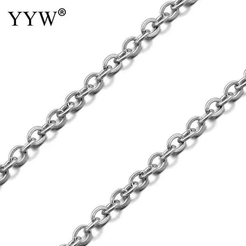 Мужское ожерелье из кубинской панцирной цепи 2 ММ золотого/черного цвета