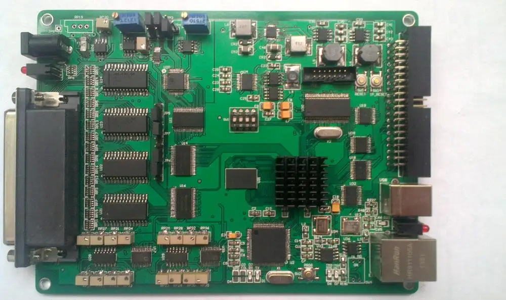 Ethernet + USB2.0 16 бит 64 road AD 8 DA DI DO карта сбора данных|Портативные осветительные