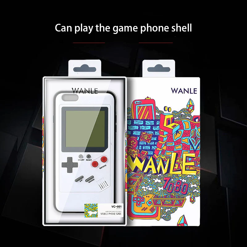 Ninetendo Gameboy Tetris чехол для iPhone X 7 8 Plus Ретро игровая консоль чехол для iPhone 6 6 S плюс подарок плотный чехол