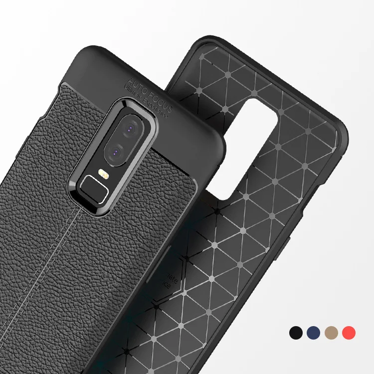 Для Oneplus 6 6T 5 5T 3 3T чехол из углеродного волокна ТПУ силиконовый кожаный для One plus 1 +