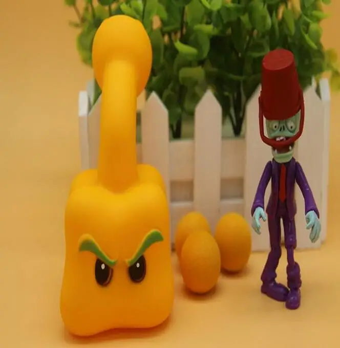 PVZ Растения против Зомби Peashooter ПВХ фигурка модель игрушки высококачественные игрушки подарки игрушки для детей - Цвет: 5
