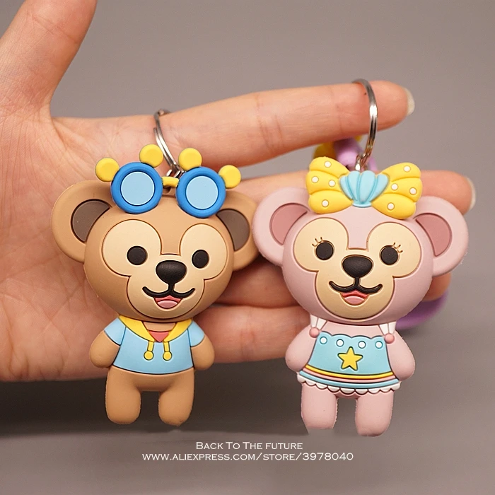 Миниатюрная кукла Disney Duffy Bear 7 см аниме фигурка украшение из ПВХ коллекционная