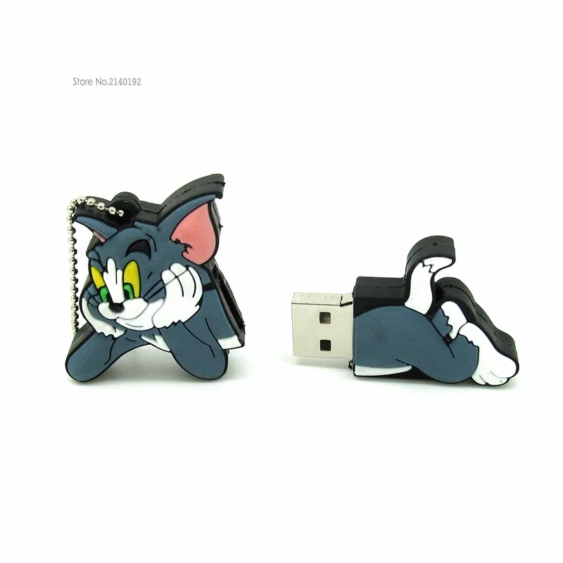 Usb флеш накопитель Tom Cat & mouse 4 ГБ 8 16 32 ГБ|storage device|flash drive memory sticku disk |