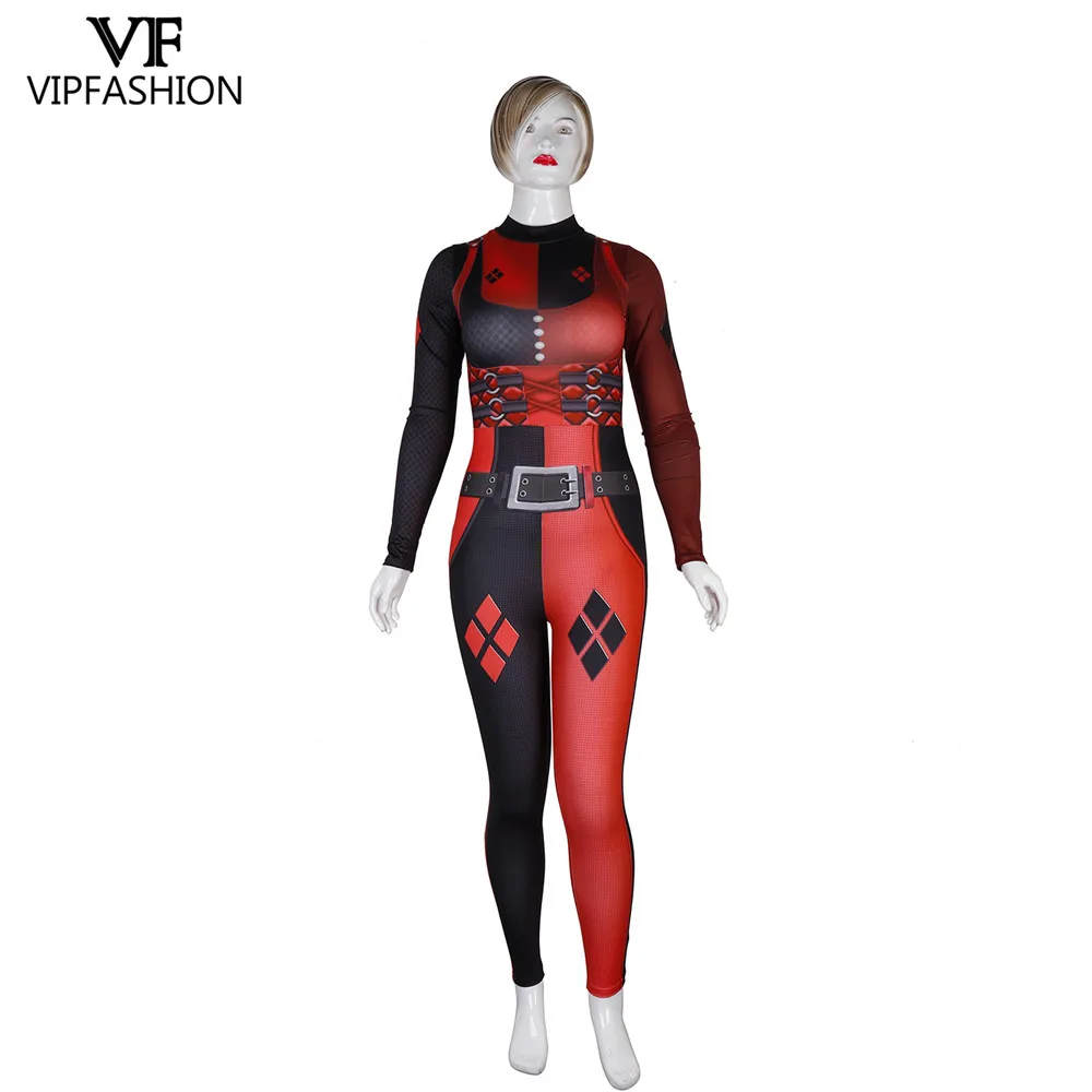 VIP Мода последние товары комбинезон косплей боди 3D Terro клоуны Хэллоуин стиль печатных комбинезоны костюмы для женщин - Цвет: T100603