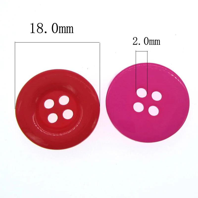 30 шт. разноцветные пуговицы из смолы 1 8 см