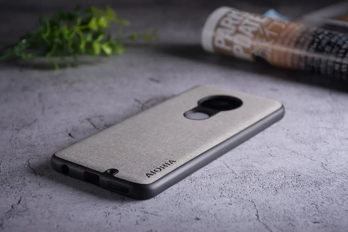 Текстильный чехол для moto rola moto G7 Plus G5S Plus, Мягкий ТПУ силиконовый материал и текстильный кожаный чехол, чехлы для moto G6 Plus