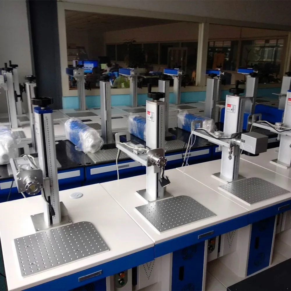 Free Shipping Cheap Price 50W Portable Fiber Laser Marking Machine Metal with 110 * / 150 200 mm Worki | Инструменты