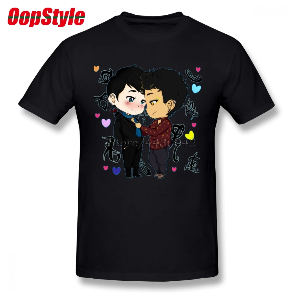 Мужская хлопковая футболка Alec Lightwood Shadowhunters большие размеры 4XL 5XL 6XL Camiseta | одежда