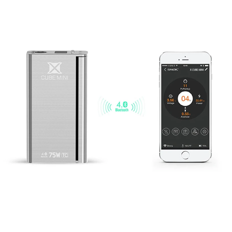 Оригинальный вейп мод SMOK Xcube Mini Mod 75 Вт TC Box KIT электронная сигарета вапорайзер