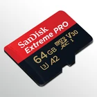 Карта памяти SanDisk Extreme ProUltra Micro SD, 128 ГБ, 64 ГБ, 256 ГБ, 64 ГБ, 128 ГБ, флеш-карта SDTF MicroSD U1U3 4K, класс 10