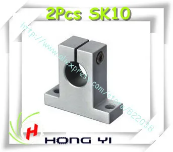 2 шт. x SK10 SH10A 10 мм линейный рельсовый вал Поддержка XYZ Таблица|table heater|table phototable fan