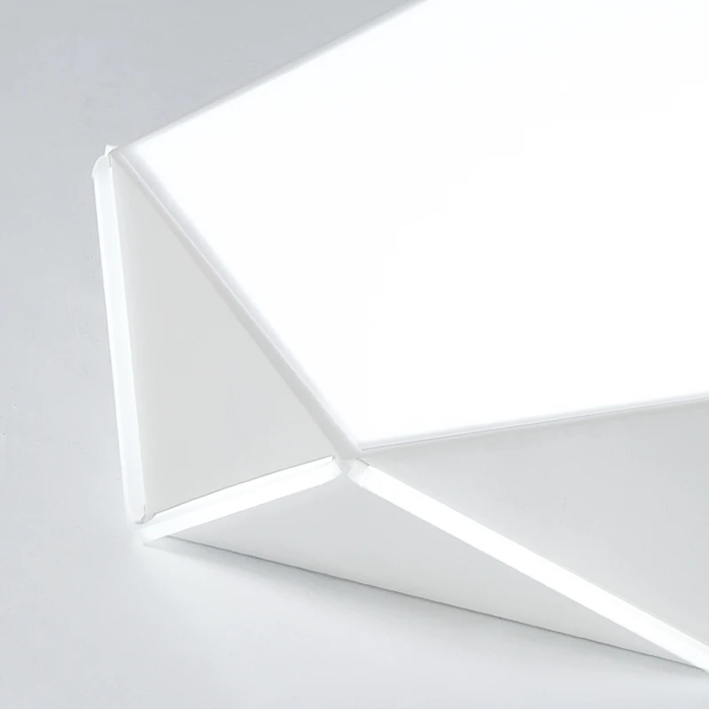 Минималистичная черная/белая художественная современная светодиодная Люстра