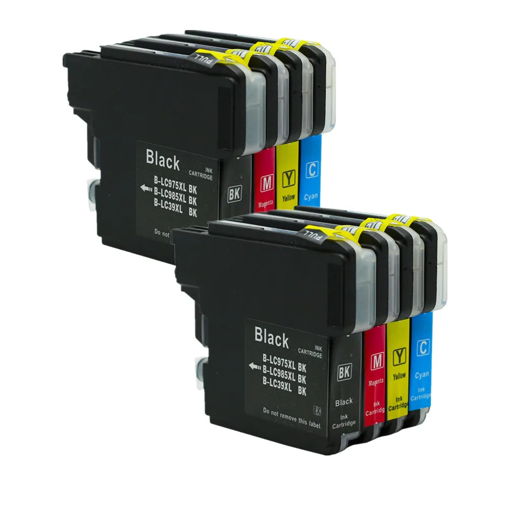 LC985 LC975 LC39 чернила картридж совместимый с DCP385C DCP-J125 DCP-J315W MFC-J415W MFC-J410 струйный принтер - Цвет: 2BK 2CYM