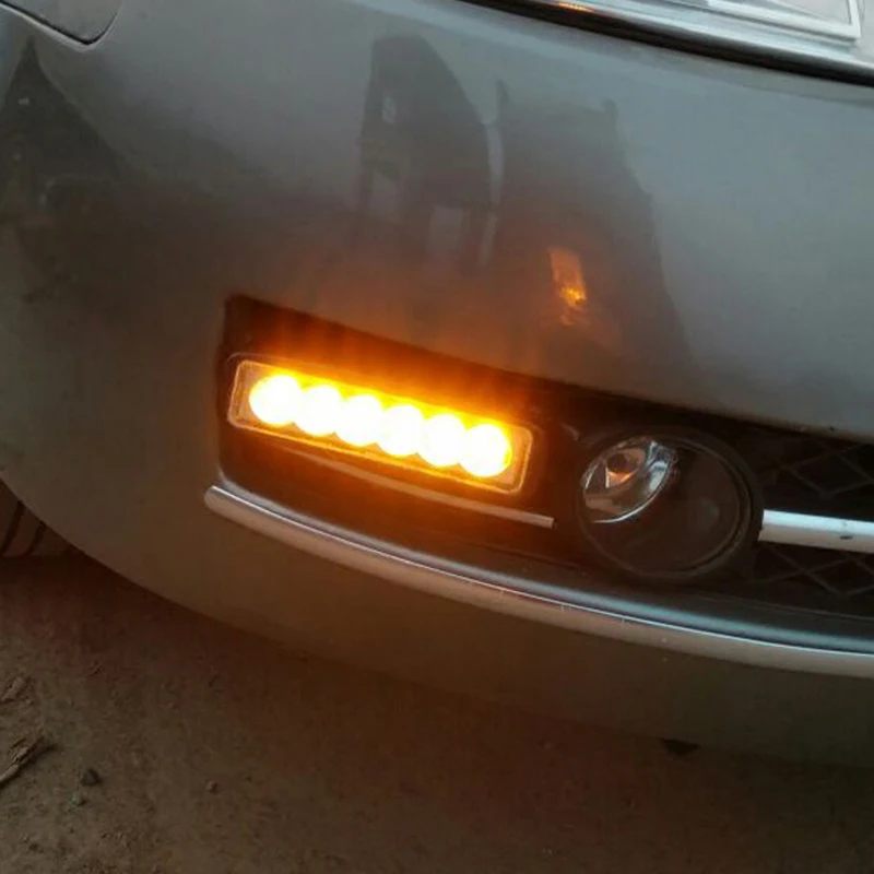 12 В/24 В Led Янтарный дальнего света месте автомобиля мотоцикл противотуманных фара Offroad Грузовик ATV UTV трейлер RV светодиодный сигнальных