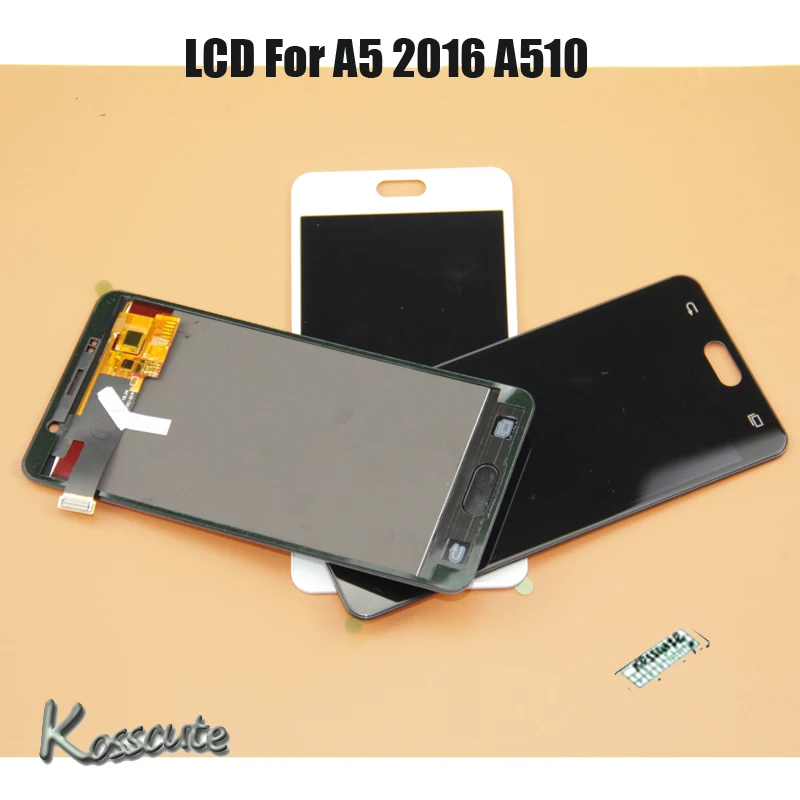 ЖК дисплей для SAMSUNG Galaxy A5 2016 A510 A510F A510M SM сенсорный экран дигитайзер замена