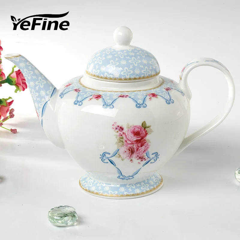 Yefine Керамика Кофе горшок 850 мл чайник костяного фарфора и Аксессуары для чая Чай |