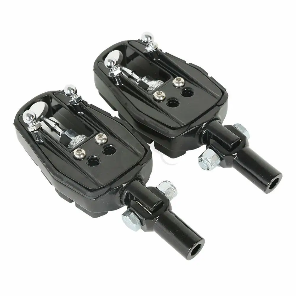 

Motorcycle Zombie Skull Footpegs Footrest w/ Supports Mounting For Harley Softail 00-06 01