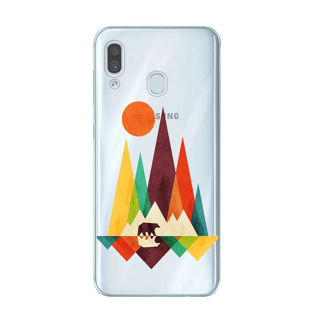 For Samsung Galaxy A30 A305 Case Silicone TPU Soft Phone A50 A505 A10 A20 A40 A70 2019 New Cover | Мобильные телефоны и