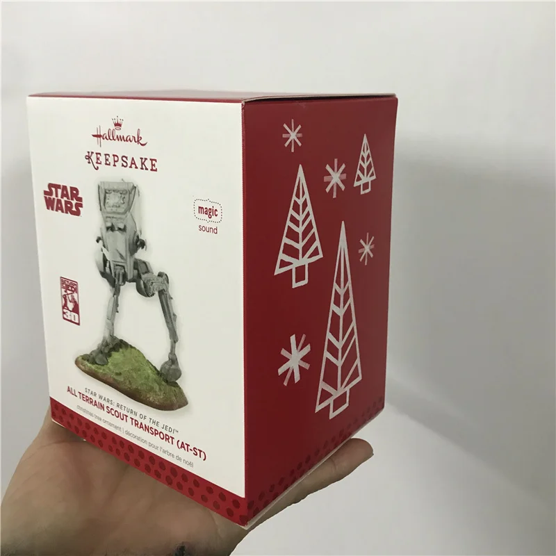 1 шт. Звездные войны вездеход Скаут транспорт AT-ST Фигурки игрушки Рождественская елка орнамент игрушки
