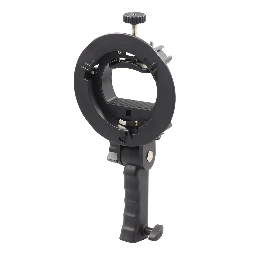 Ручной держатель S Type с креплением Bowens для вспышки Speedlite Snoot Softbox Beauty Dish