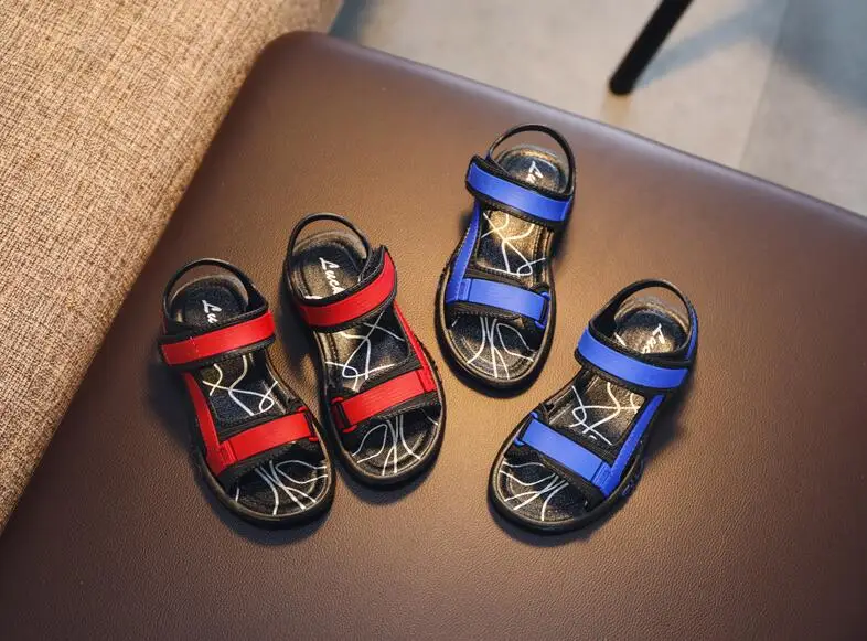 Сандалии для мальчиков Новинка лета 2019 детские сандалии большого размера в