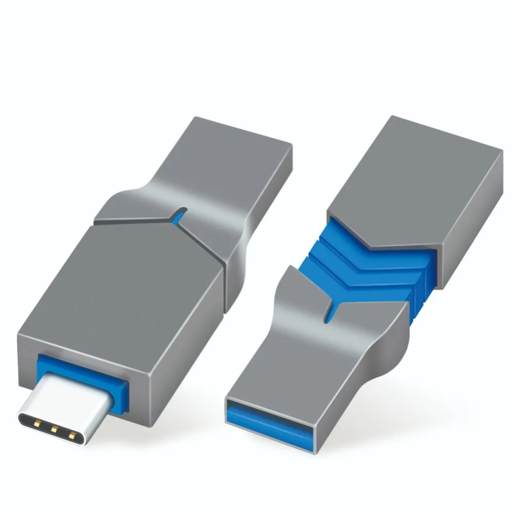 Флэш-накопитель LEIZHAN Type C объемом 64 ГБ USB 3 0 металлический флэш-накопитель USBC