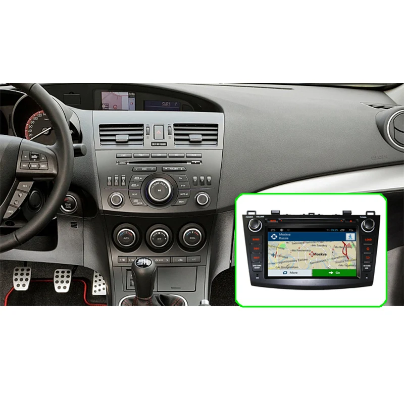 GreenYi 4G ram Android 9 0 автомобильный DVD для Мазда 3 2009 2012 DSP радио gps мультимедийный плеер