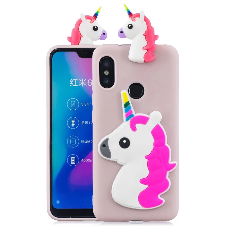 Для xiaomi mi a2 lite чехол для Coque xiaomi mi A2 Lite Xio mi A1 A2 A 2 lite чехол 3D единорог панда кукла мягкий чехол для телефона s - Цвет: K