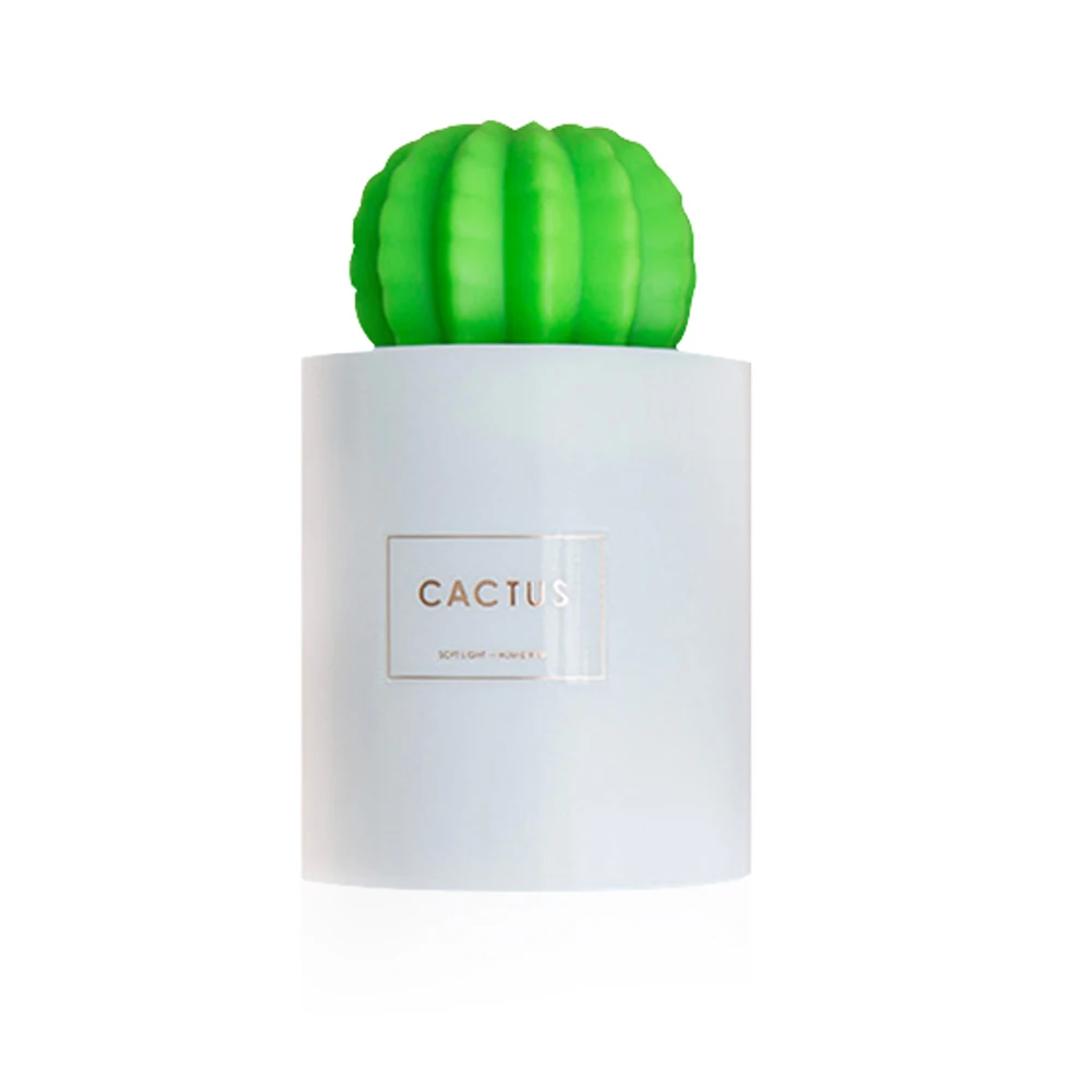 Ultrasonic Humidifier Aroma Diffuser Creative Cactus 280ML Moisture Dry-Fire Protection Bedroom Home Decoration |