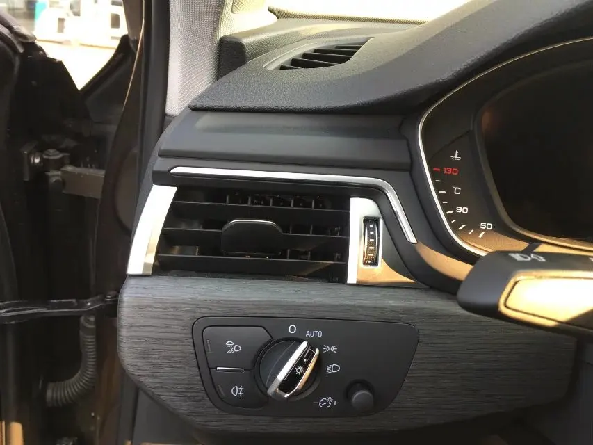 WELKINRY для Audi A4 B9/8 W консоль с передней головкой Кондиционер открытый переключатель регулировки ручка отделка