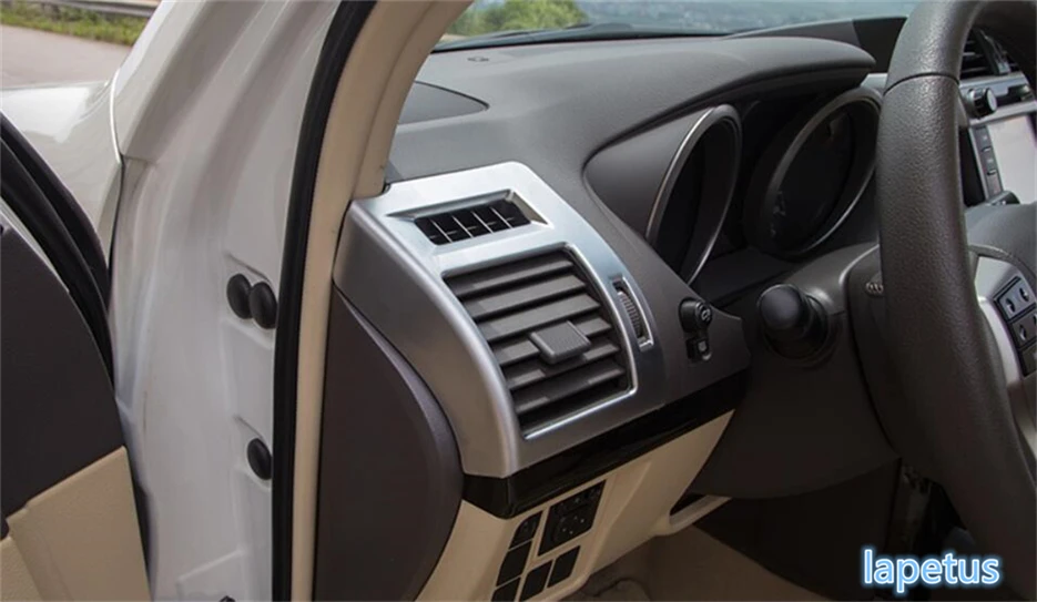 Lapetus хром/Матовый Интерьер для Toyota Land Cruiser Prado FJ150 2014 - 2020 приборная панель