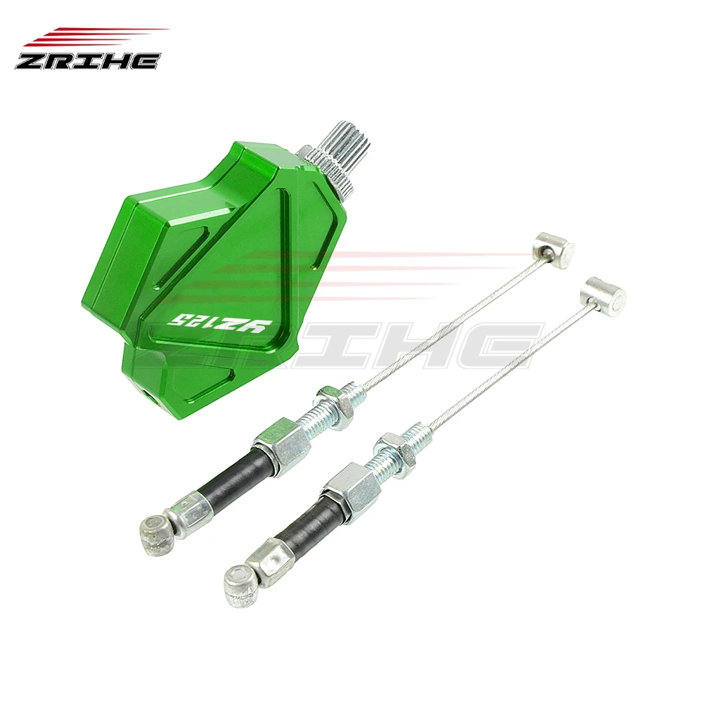 Green CNC Алюминий трюк сцепления тянуть кабель сменный рычаг легко Системы для Yamaha YZ125 YZ 125 1989-1995 2001 2002 2003 2004 - Цвет: Green