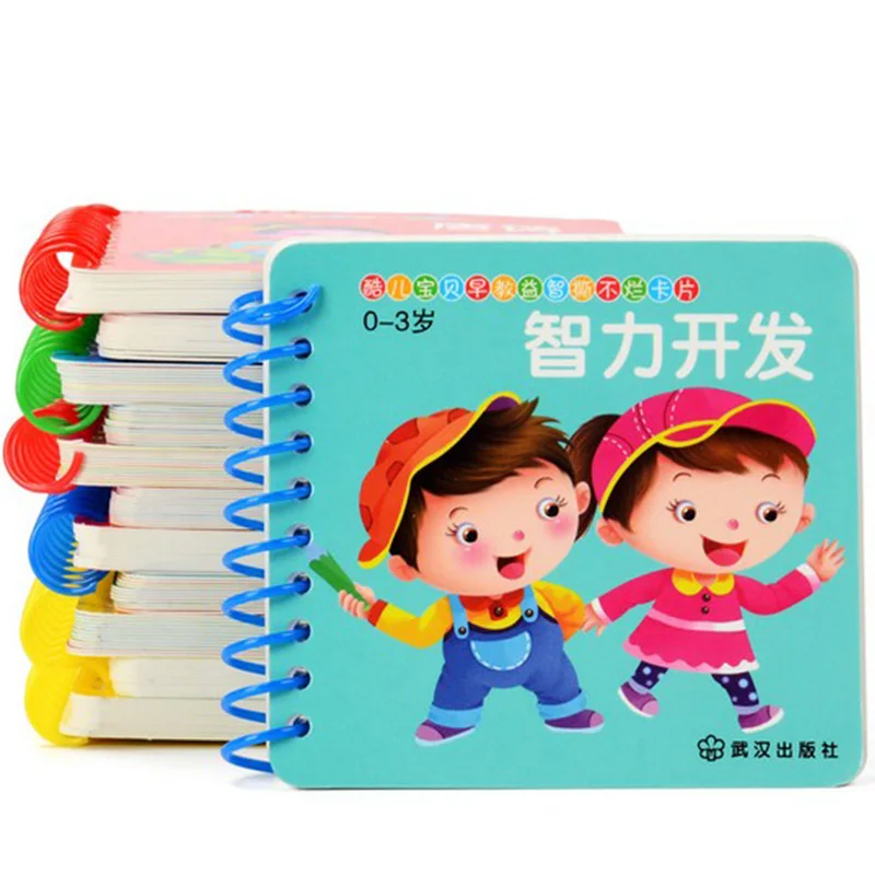 Детская книга pinyin история обучения китайские когнитивные бумажные карты детская