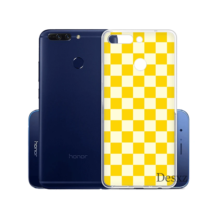 Клетчатый клетчатый Чехол для мобильного телефона Huawei P9 P8 P10 P20 P30 MINI Lite Pro Plus P Smart