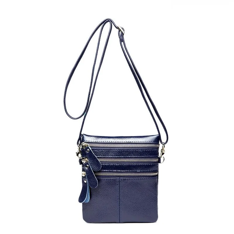 High Quality Genuine Leather Women's Flap Shoulder Bags Female Small Clutch Luxury Designer Tote Messenger 2018 Brand | Багаж и сумки