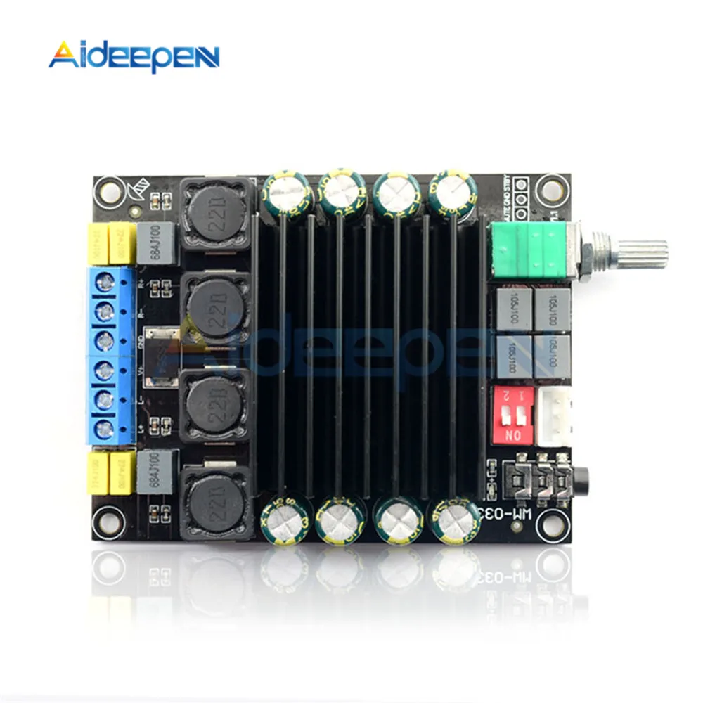 Цифровой аудио усилитель TDA7498 DC 12V 36V плата двухканальный 2*100W 2 0 класса D усилители