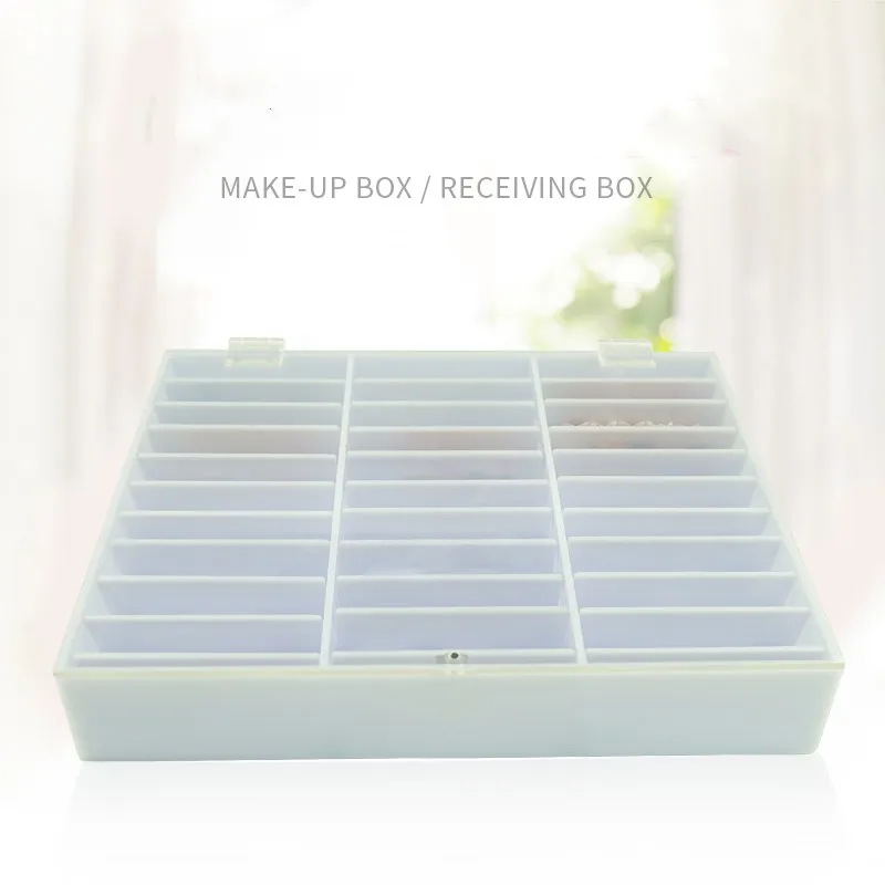 Маникюрные инструменты коробка для хранения пустой прозрачный дизайн ногтей