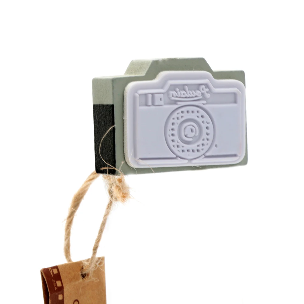 Новые 2 модели корейских деревянных резиновых штампов в стиле ретро для камеры